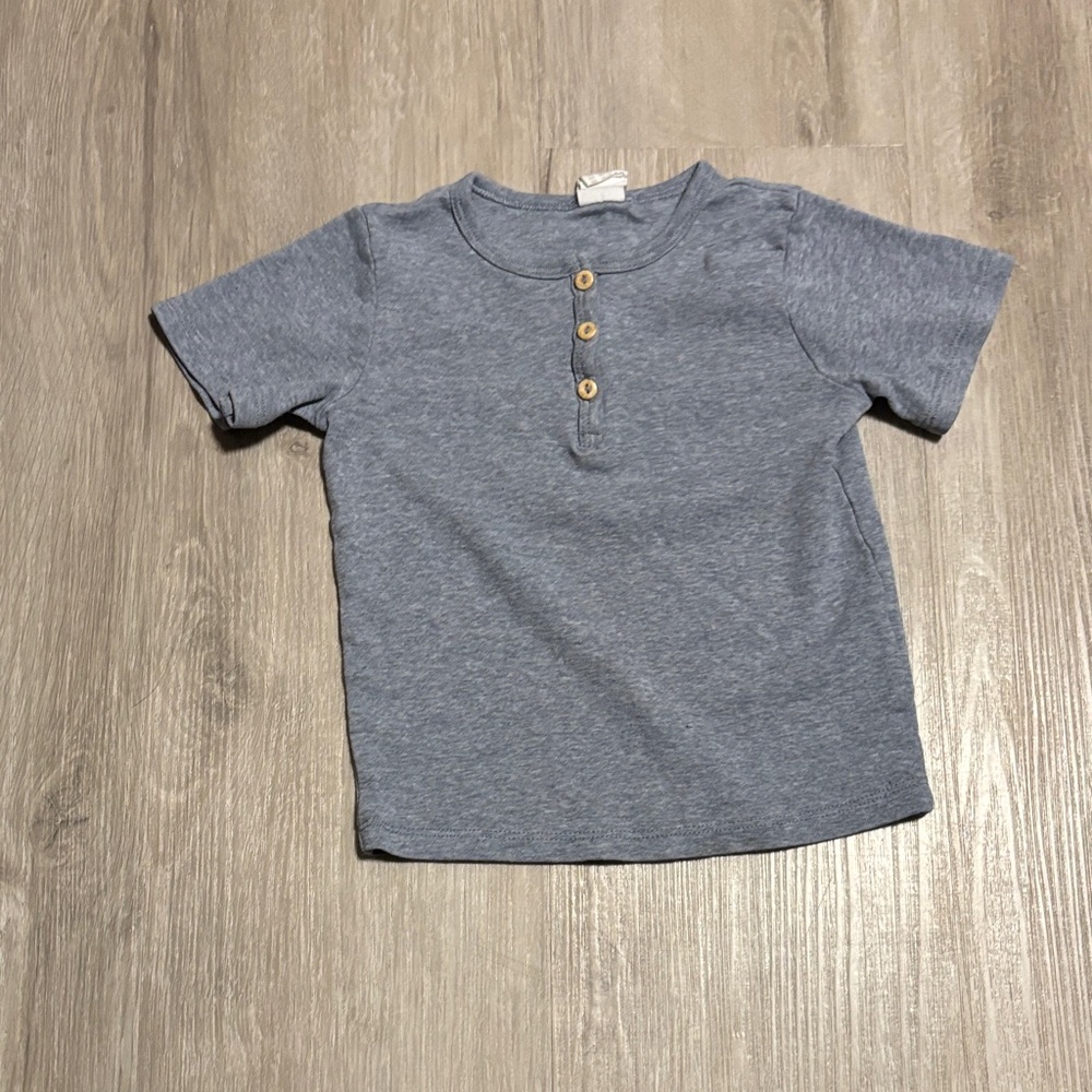H&M Blue Kids Henley Shirt